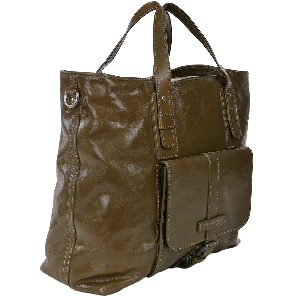 Unisex Travel and Shopper Bag Moss Green/ruthenium - 61255 01 4B NH