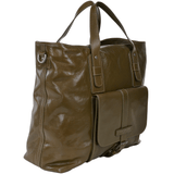 Unisex Travel and Shopper Bag Moss Green/ruthenium - 61255 01 4B NH