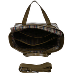 Unisex Travel and Shopper Bag Moss Green/ruthenium - 61255 01 4B NH
