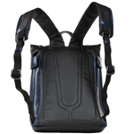 The Bridge B Hydro Medium Italian Travel Rucksack Black/navy Blue/gunmetal - 061517 3Q 6W NH