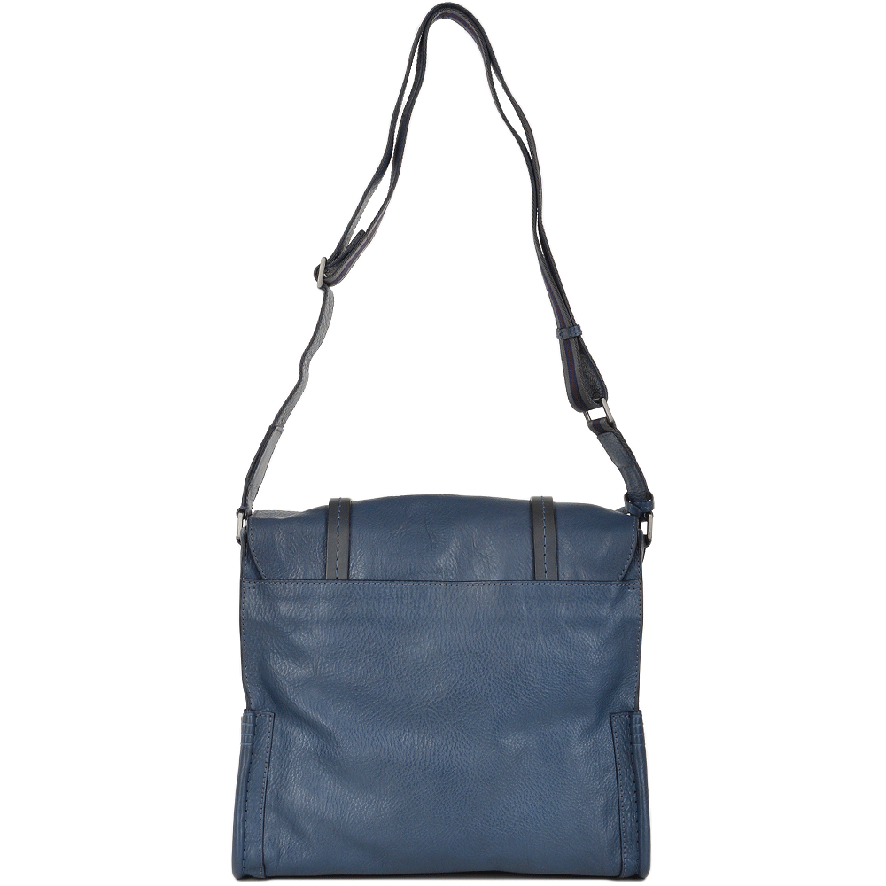The Bridge Unisex  Large Travel Messenger Bag Blue - 00550441P 2K