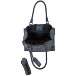The Bridge Unisex Small Travel Shopper Bag Blue - 00650041P 2K