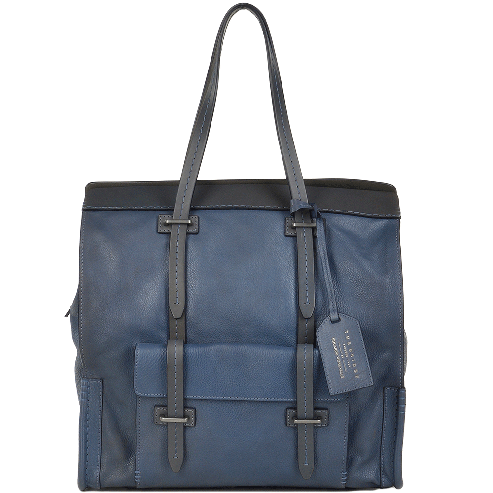 Unisex Large Travel Shopper Bag Blue - 00650341P 2K