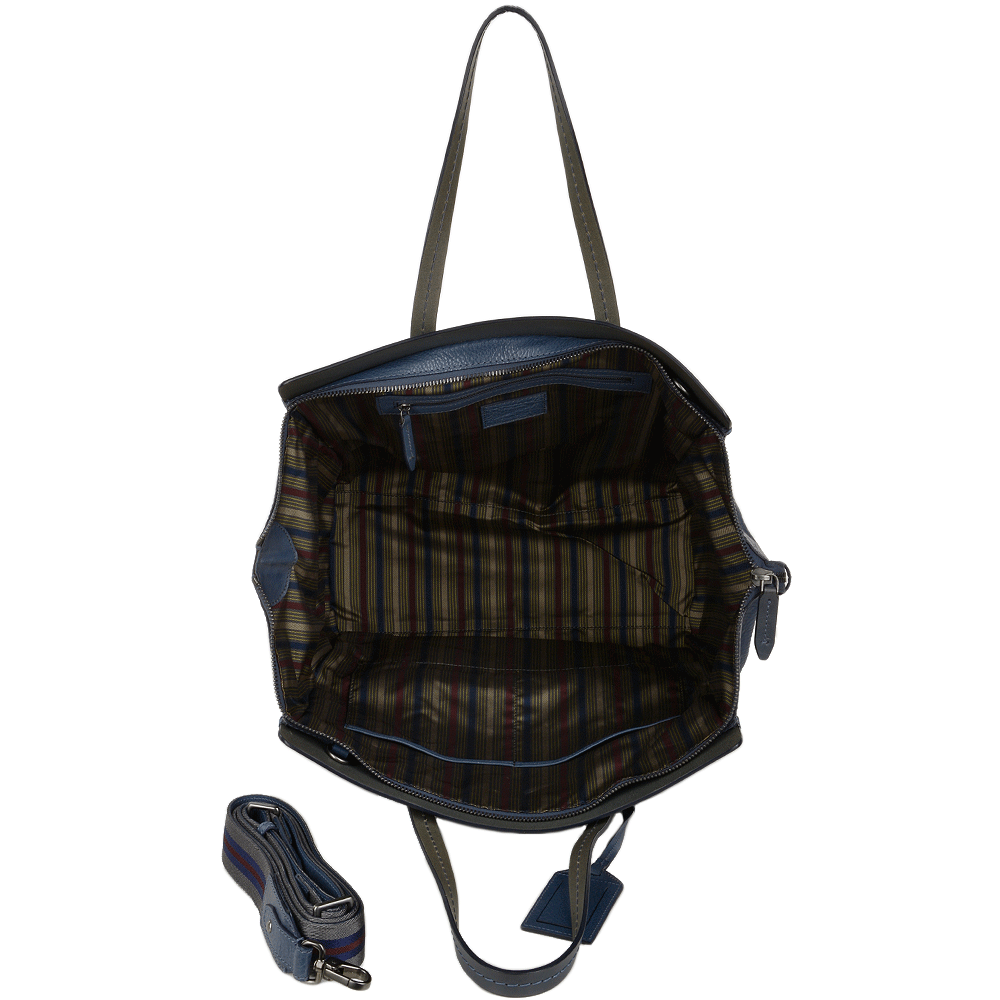 Unisex Large Travel Shopper Bag Blue - 00650341P 2K
