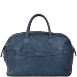 Italian Leather Handbag Blue : 004094579 2F