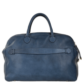Italian Leather Handbag Blue : 004094579 2F