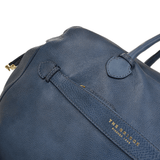 Italian Leather Handbag Blue : 004094579 2F
