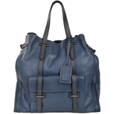 Unisex Large Shopper Bag Blue : 00650541P 2K
