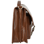Leather Briefcase 8190 Chestnut/vt :  8190