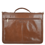 Leather Briefcase 8190 Chestnut/vt :  8190