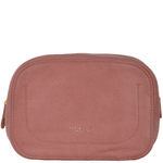 Full Grain Italian Leather Mini Clutch Bag Dusty Rose/gold - 91426 79 5F NH