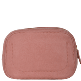 Full Grain Italian Leather Mini Clutch Bag Dusty Rose/gold - 91426 79 5F NH