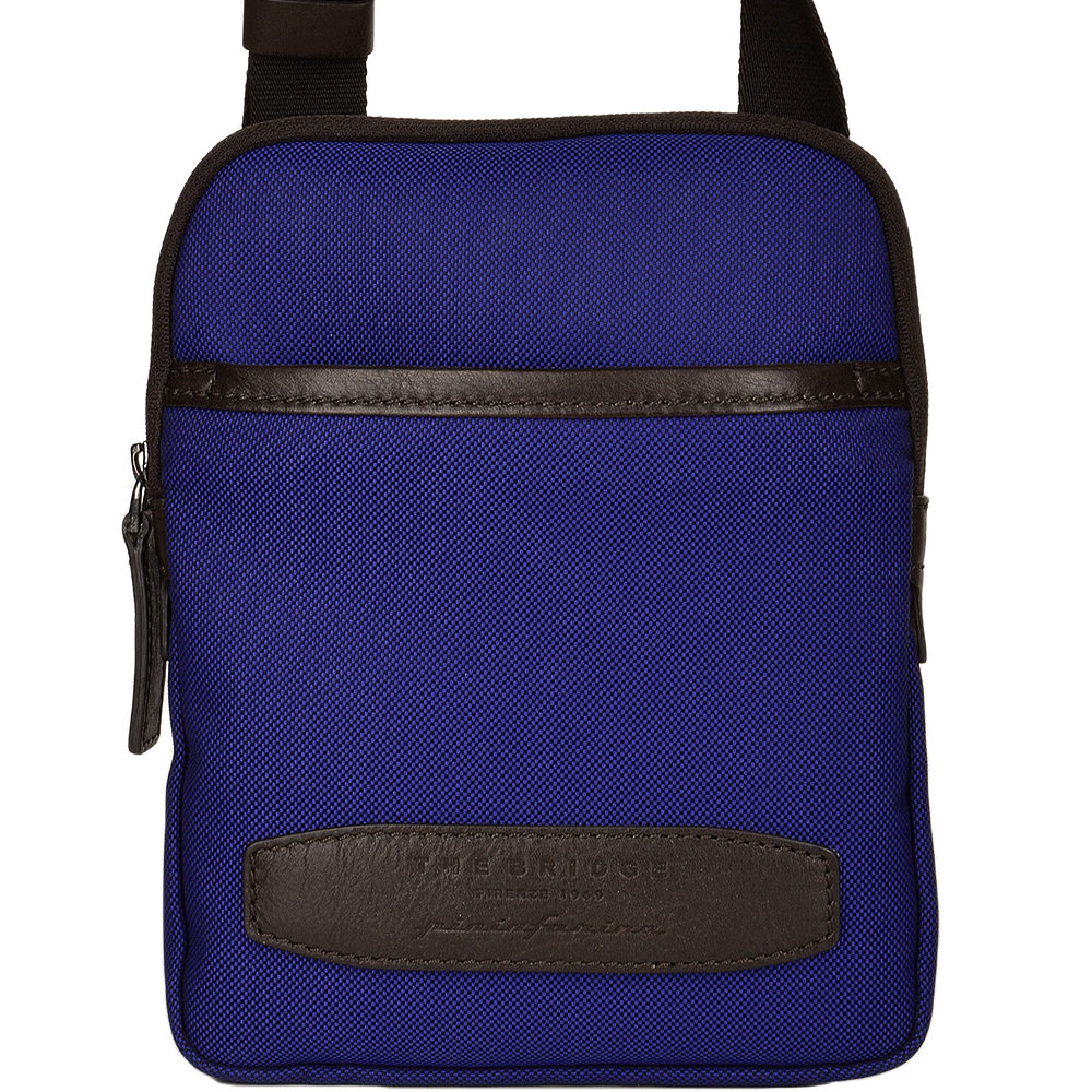 The Bridge  Italian Small Flight Bag Royal Blue/gunmetal - 052005 3D 3M NH