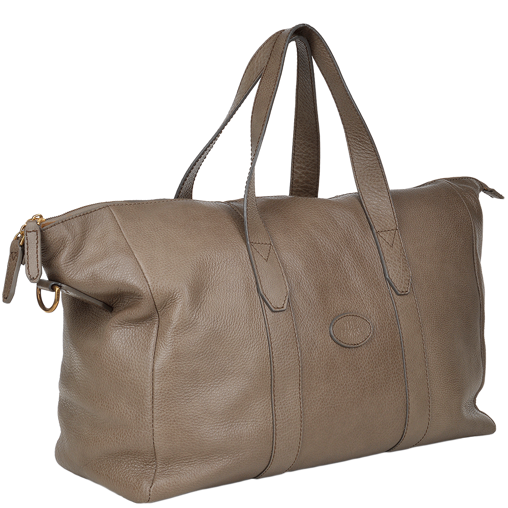 The Bridge Full Grain Italian Holdall Dove Grey - 74023 79 11 NH