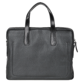The Bridge Full Grain Italian Leather Laptop Bag  Black/ palladium - 064071 2F 20 NH