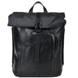 The Bridge Medium Roll Top Italian Travel Backpack Black - 061556 3Q 86 NH