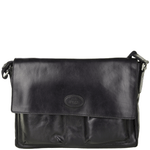 The Bridge Italian Messenger Bag Iron Blue  -  54073 01 09 NH