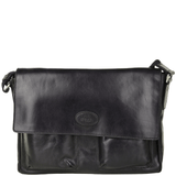 The Bridge Italian Messenger Bag Iron Blue  -  54073 01 09 NH