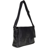 The Bridge Italian Messenger Bag Iron Blue  -  54073 01 09 NH