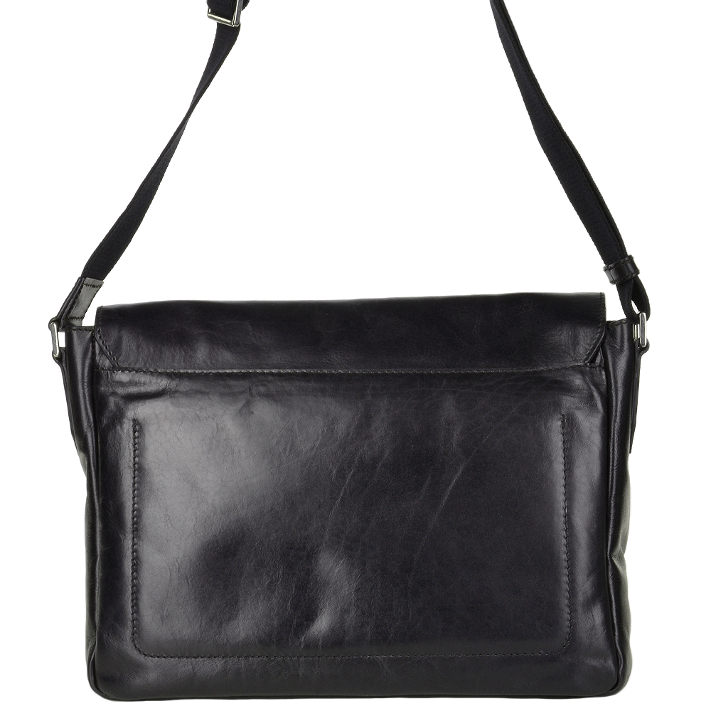 The Bridge Italian Messenger Bag Iron Blue  -  54073 01 09 NH
