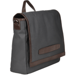 The Bridge Italian Large Messenger Bag Gray/brn - 052035 3D 3L NH