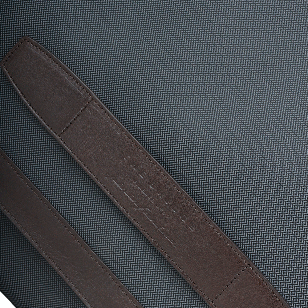 The Bridge Italian Large Messenger Bag Gray/brn - 052035 3D 3L NH