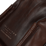 The Bridge Italian Bag Unisex Shopper Work Bag Dark Brn/ruthenium  - 065004 1P 1B NH