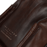 The Bridge Italian Bag Unisex Shopper Work Bag Dark Brn/ruthenium  - 065004 1P 1B NH