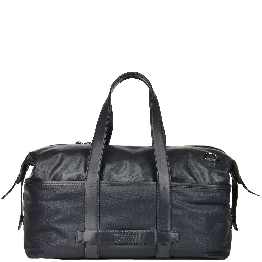 The Bridge Italian Medium Cabin Holdall Blue/gunmetal - 72314 26 1V NH