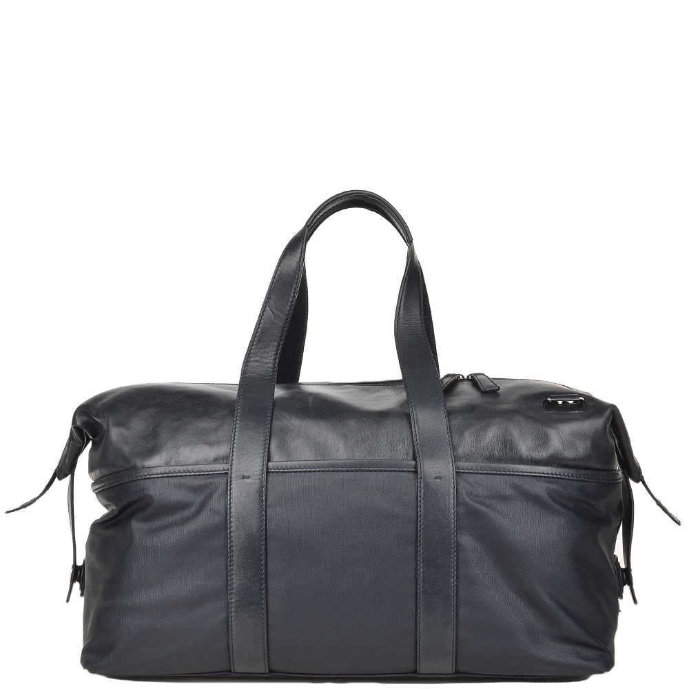 The Bridge Italian Medium Cabin Holdall Blue/gunmetal - 72314 26 1V NH