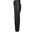 Womens Leather Jeans  Black/ Nappa: PADDLE PUSHERS
