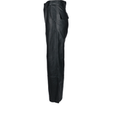 Womens Leather Jeans  Black/ Nappa: PADDLE PUSHERS