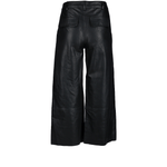 Womens Leather Jeans  Black/ Nappa: PADDLE PUSHERS