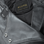 Veg Tanned Leather Biker Jacket Black: Z-2010