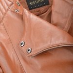 Veg Tanned Biker Jacket Tan: Z-2010