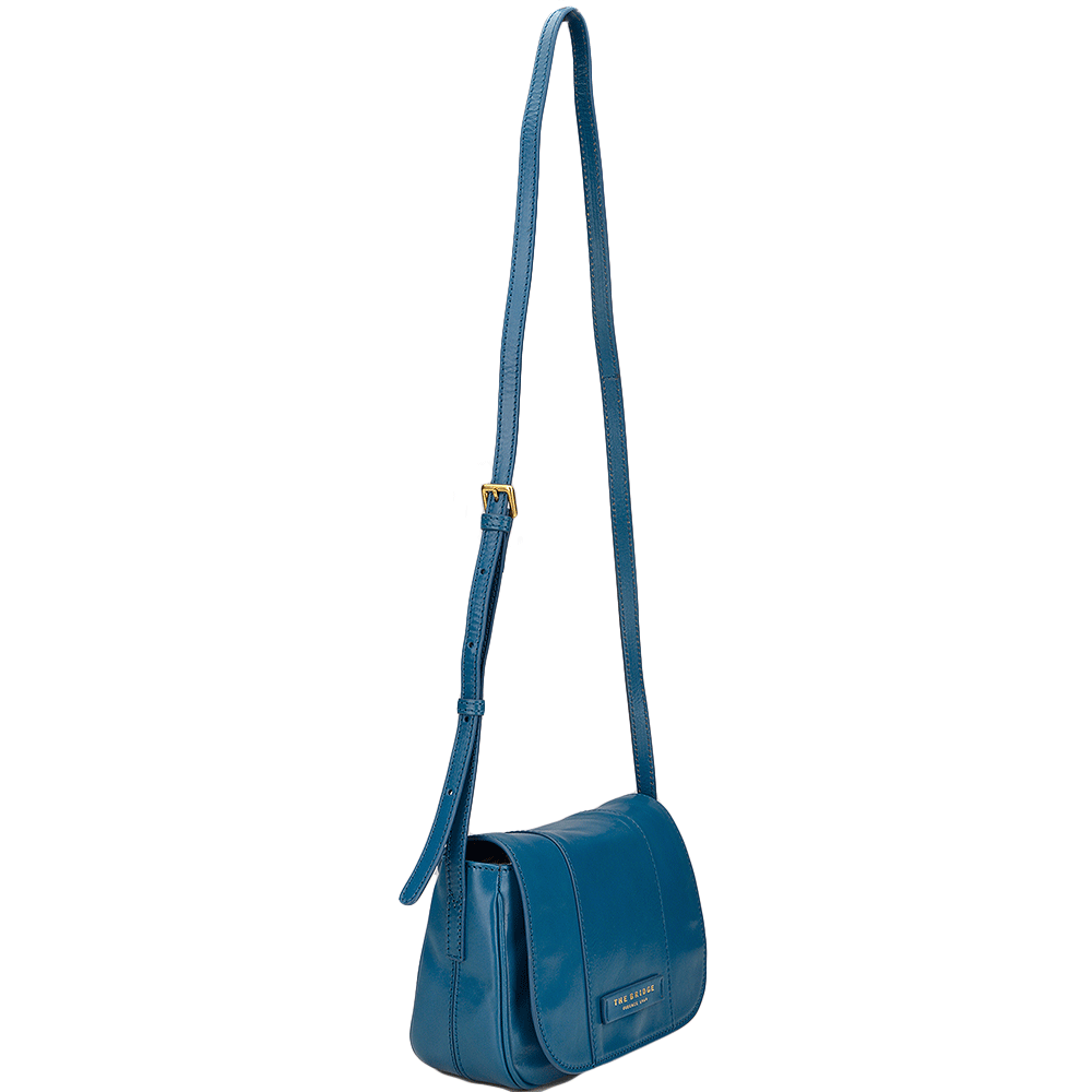 Italian Mini Shoulder Bag  Blue/ Gold  -  43636 01 6A NH