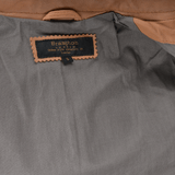 Leather Biker Jacket  Cognac: NANCY