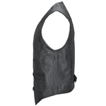 Leather Waistcoat Gray: MEN VEST