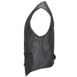 Leather Waistcoat Gray: MEN VEST