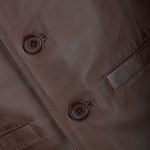 Leather Waistcoat Mid Brown/app: MEN VEST