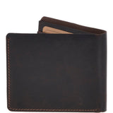 Leather Oily Hunter Wallet Brown : 1881
