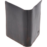 Leather Oily Hunter Wallet Brown : 1881