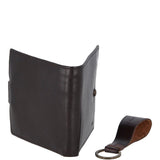 Leather Wallet and Keyring Gift Set Brown : GS-1287