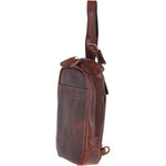 Vintage Leather Single Strap Sling Bag Tan : Perry
