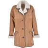 Women's Sheepskin Coat Biscuit Tan: KB 265
