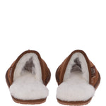 Classic Mens Suede Sheepskin Slippers Chestnut
