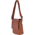 Medium Luxury Leather Travel  Bag Tan: TED