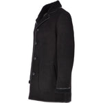 Mens Classic Sheepskin Coat Black: KE 884 BOX