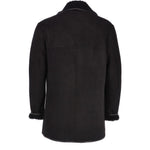 Mens Classic Sheepskin Coat Black: KE 884 BOX