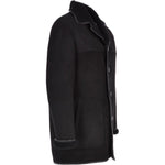 Mens Classic Sheepskin Coat Black: KE 884 BOX